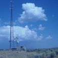 tower in blue and white